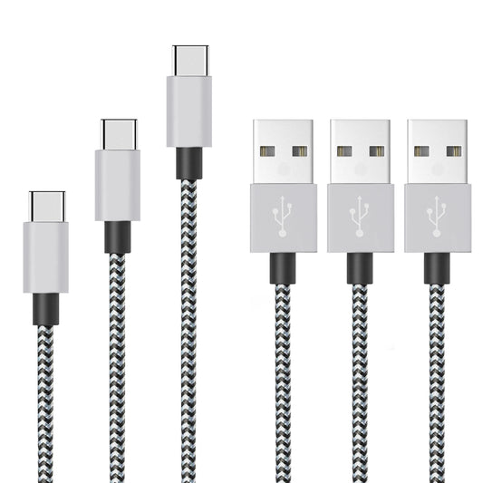 USB-C Cables, Grey.  90 Cables Total