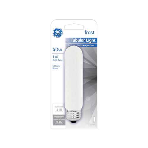 GE 40-Watt Soft White T10 Bulb, 1-Pack