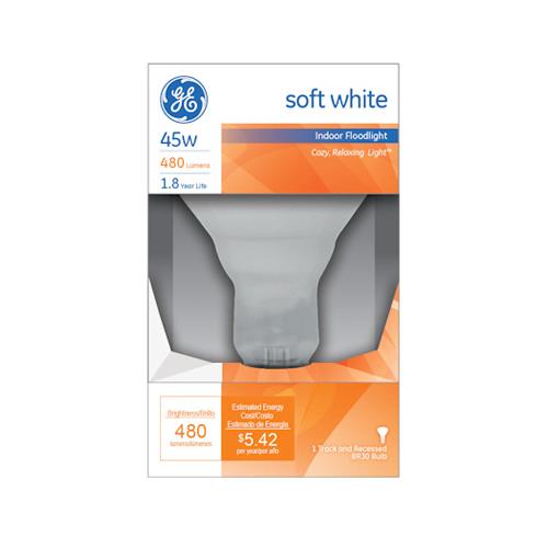 GE 45-Watt Soft White R30 Flood Light, 1-Pack