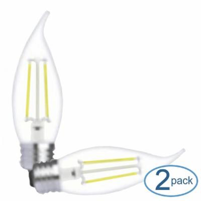 GE 37416 - LED4DFCAM-GW2P Candle Tip LED Light Bulb