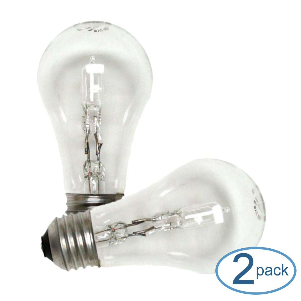 GE Lighting Clear 78795 Energy-Efficient Crystal 29 (40-watt replacement) 430-Lumen A19 Light Bulb with Medium Base, 2-Pack, 2 Count