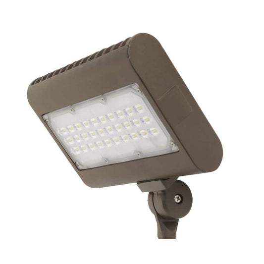 Feit Electric 50-Watt Bronze Daylight Outdoor Security Commercial Grade Adjustable Head Integrated LED Flood Light