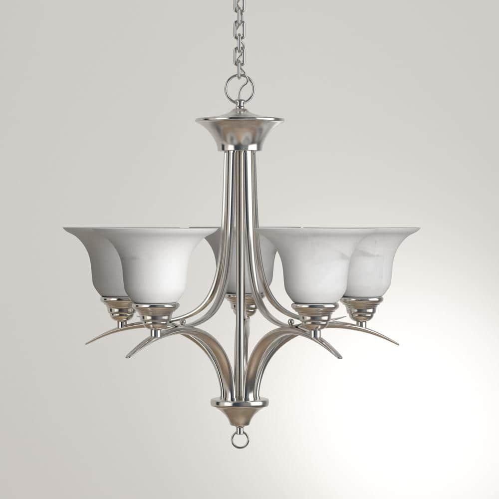 Volume Lighting Trinidad 5-Light Brushed Nickel Chandelier