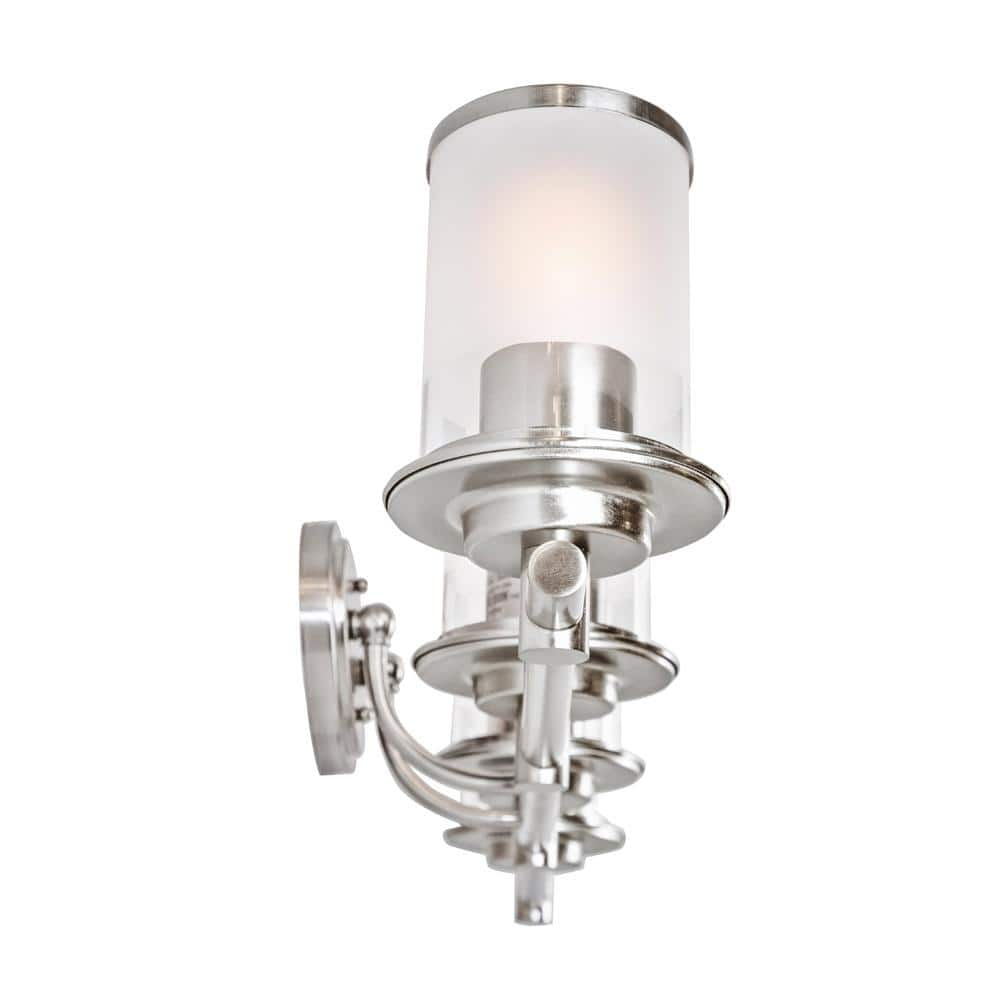 Hampton Bay Truitt 32.13 in. 4-Light Chrome Modern Bath Vanity Light