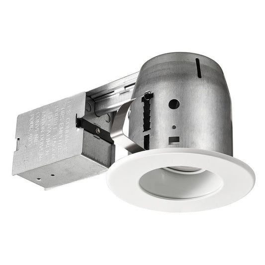 Commercial Electric LED Glare Control / Directional 4 in. White Recessed Kit - Soft White