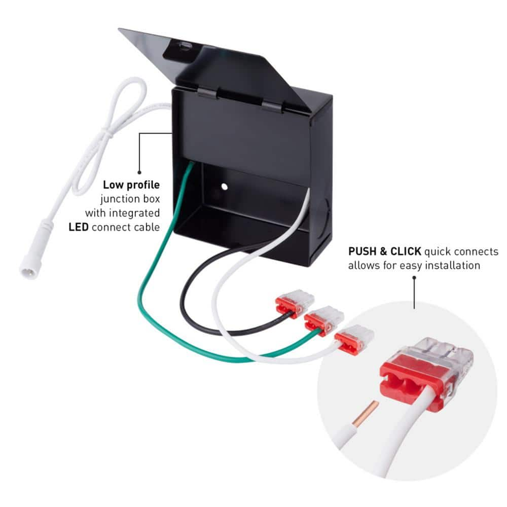 Commercial Electric Slim Directional 4 in. Color Selectable New Construction and Remodel Canless Recessed Integrated LED Kit