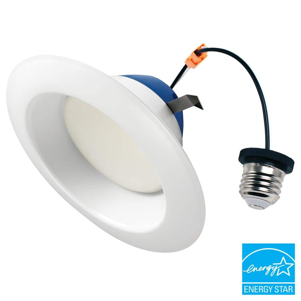 Cree 6 in. 150-Watt Equivalent 2700K Soft White Integrated LED Recessed Downlight Retrofit Trim