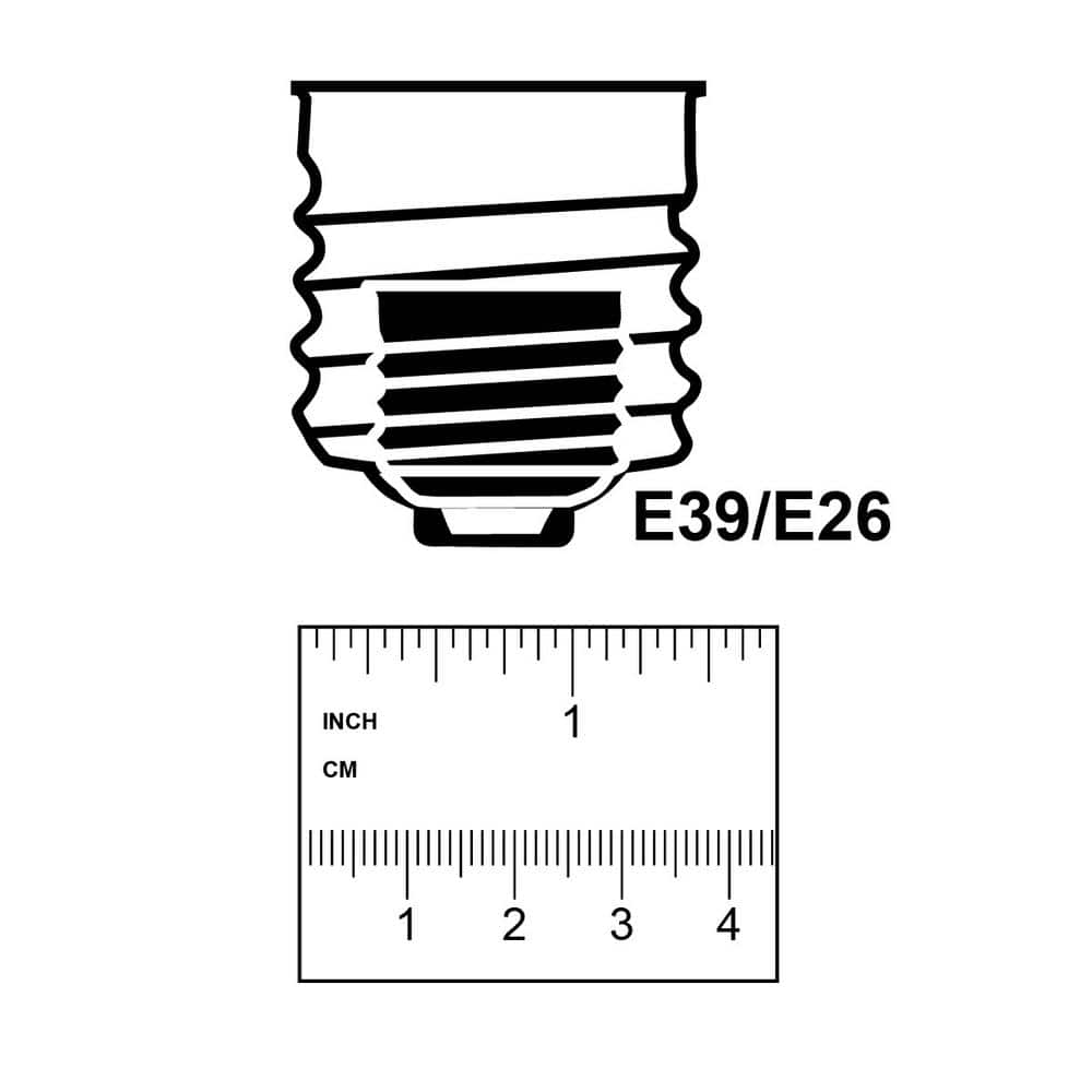 1000-Watt Equivalent Corn Cob High Lumen Daylight (5000K) HID Utility LED Light Bulb