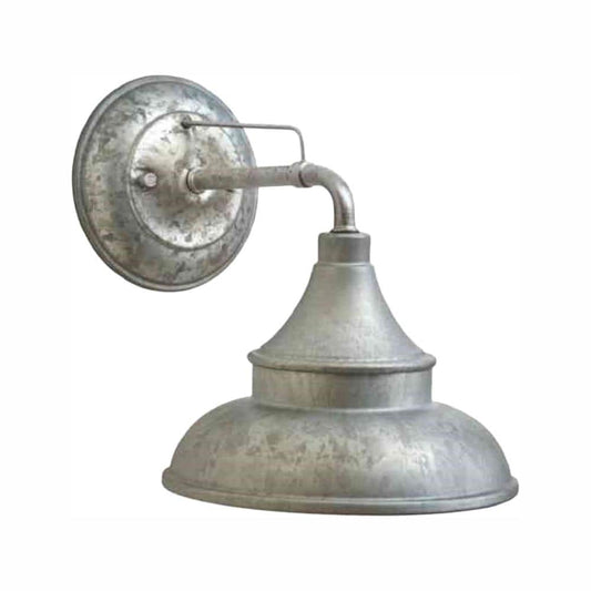 Hampton Bay Galvanized Outdoor Barn Light Wall Mount Sconce