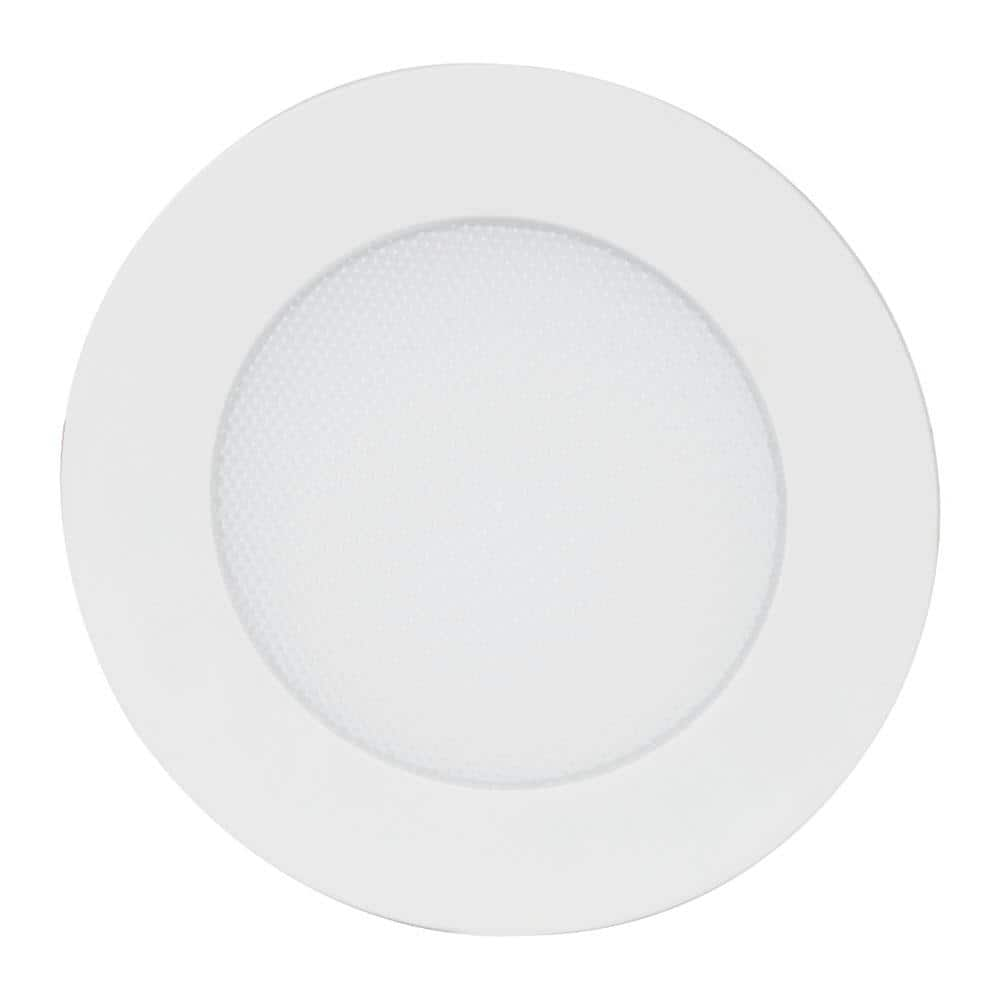 Halo HLBSL4 Series 4 in. 3000K-5000K Selectable CCT Integrated LED White Downlight Recessed Light with Round Trim (4-Pack)