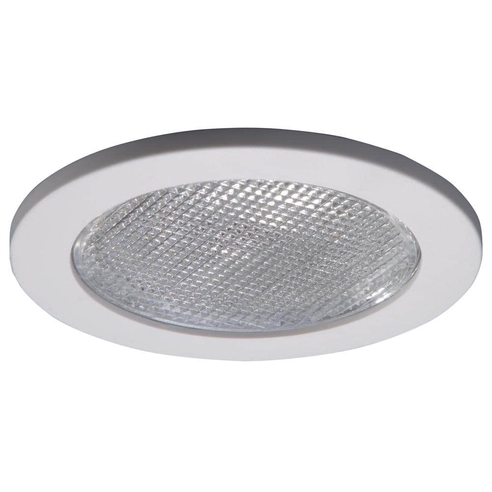 Halo 951 Series 4 in. White Recessed Ceiling Light with Lensed Shower Trim