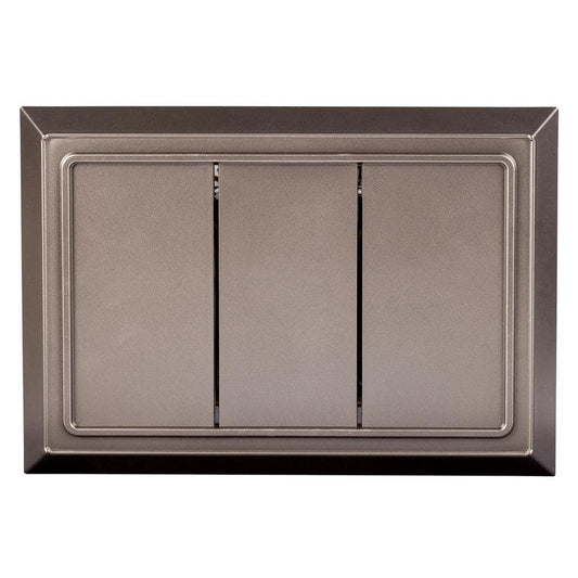 Hampton Bay Wired Door Chime in Brushed Nickel