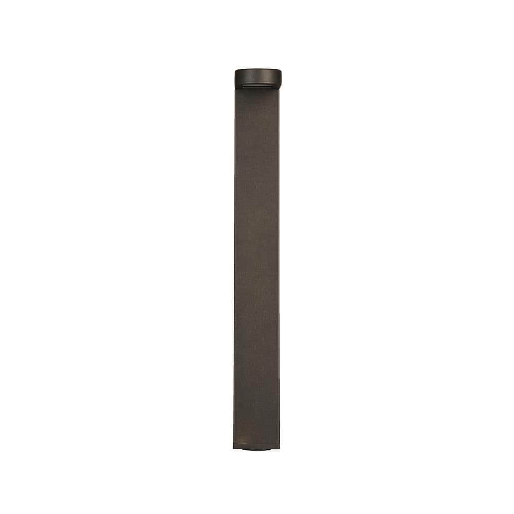 Hampton Bay 9-Watt Millennium Black Outdoor Integrated LED Landscape Path Light