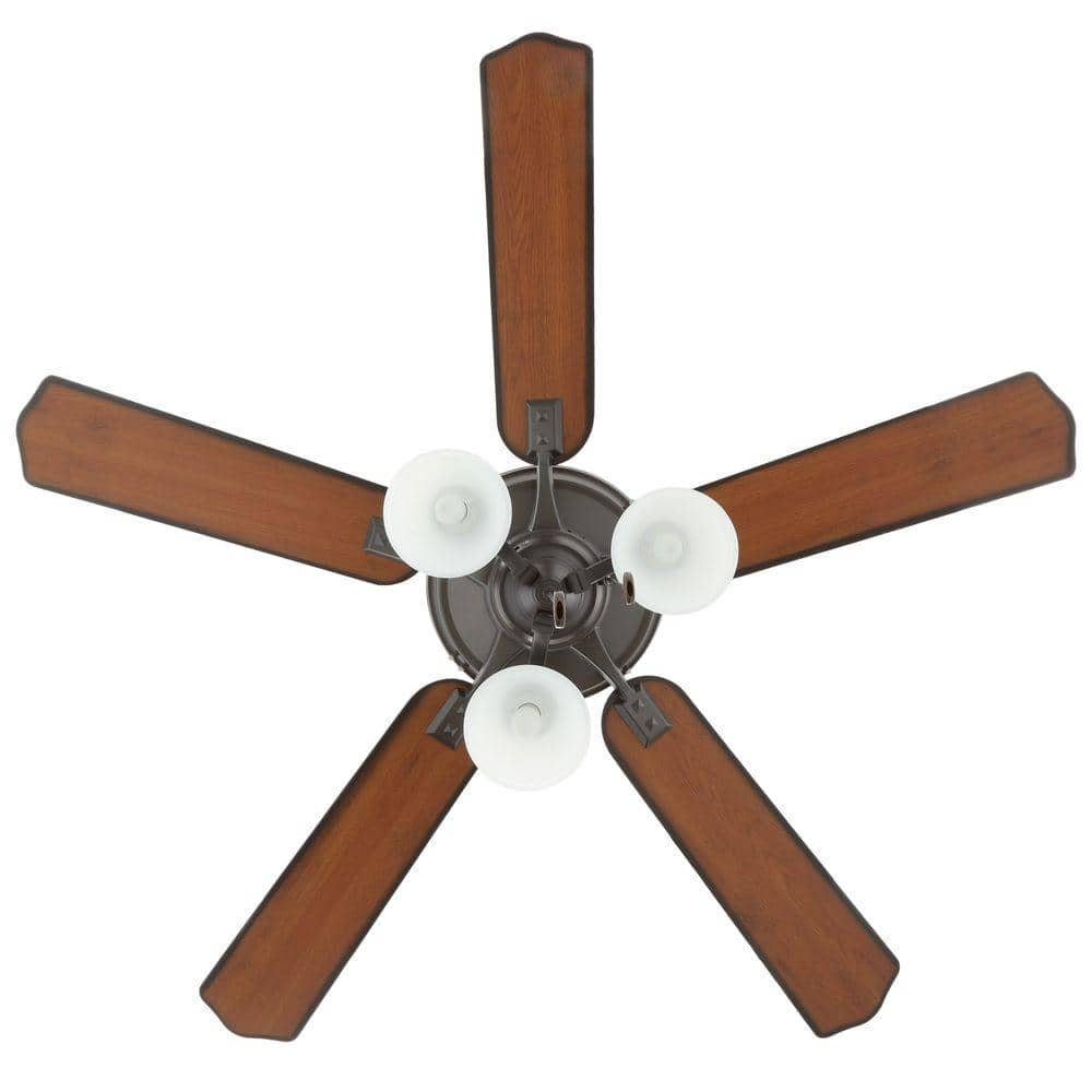 Hampton Bay Beverley II 52 in. Indoor Natural Iron Ceiling Fan with Light Kit