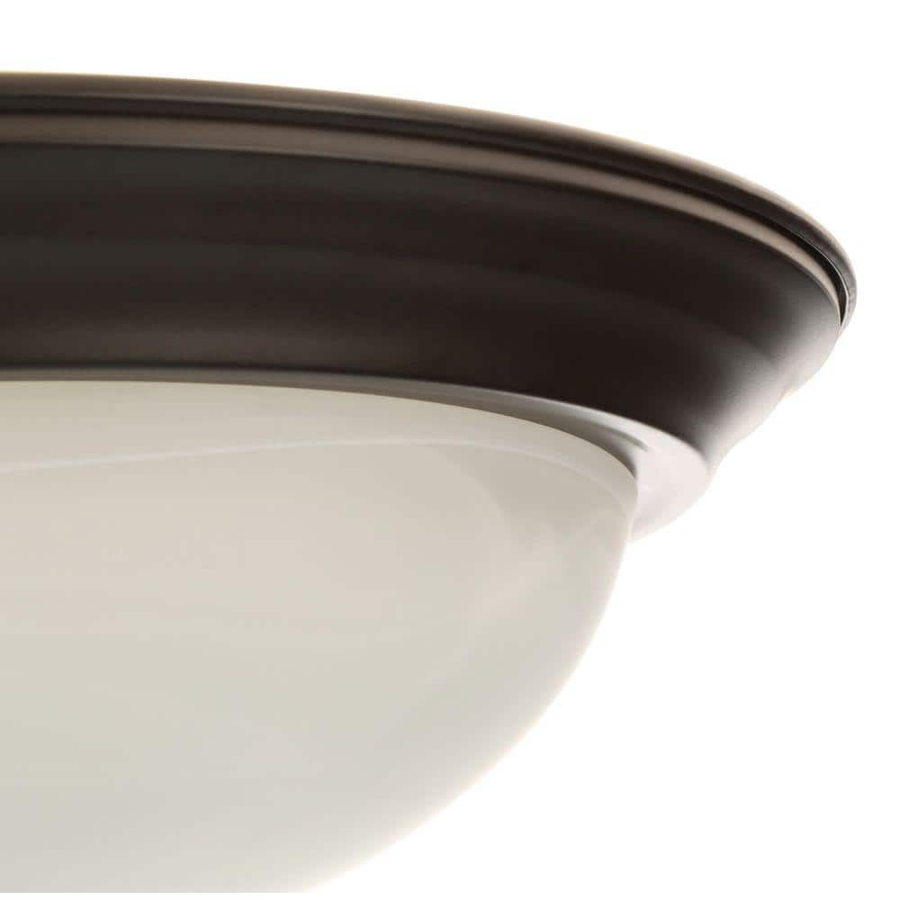 Designers Fountain Decorative Flushmount 15" Large 3-Light Oil Rubbed Bronze Ceiling Flush Mount