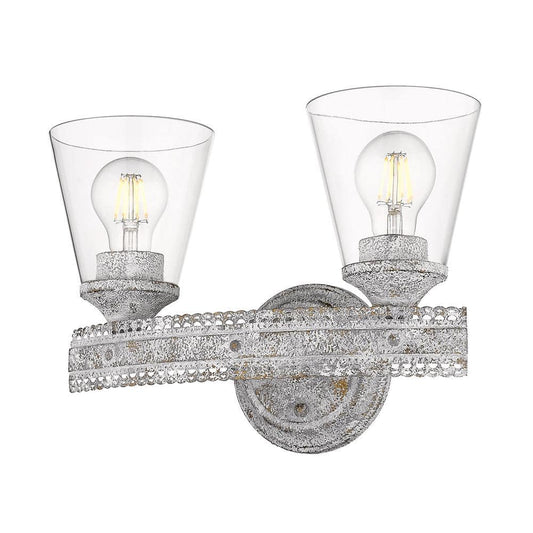 Ferris Ferris OY 5.25 in. 2-Light Oyster Vanity Light