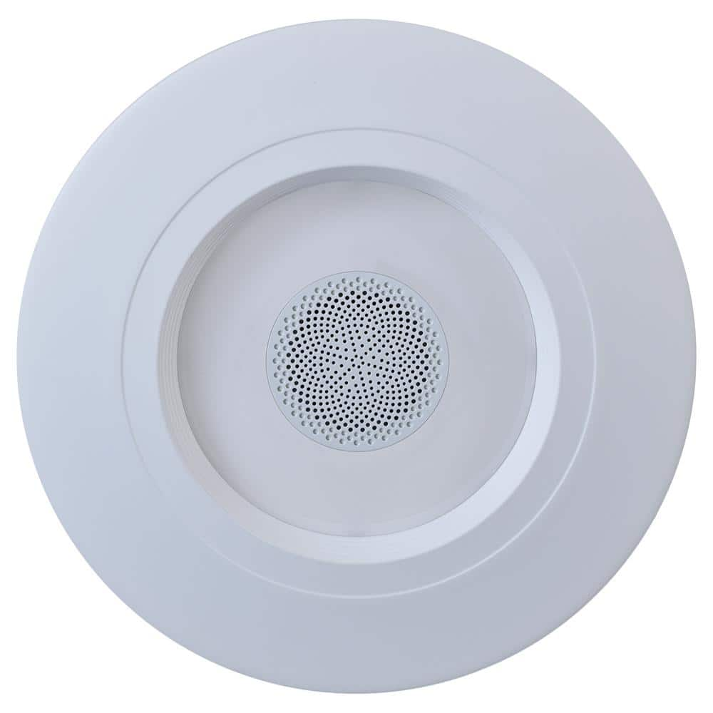 5/6 in. Smart Integrated LED Tunable White LED Retrofit Recessed Light Downlight with Bluetooth Speaker