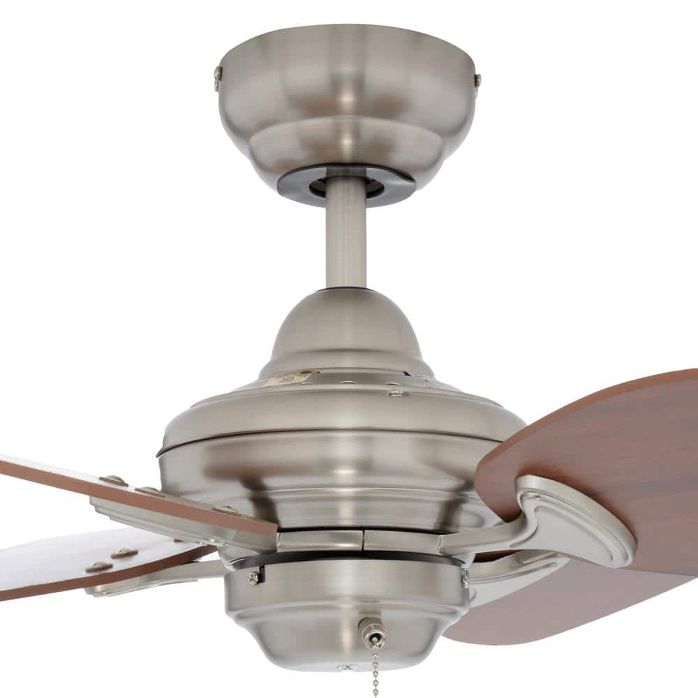 Aires 24 in. Satin Nickel Ceiling Fan