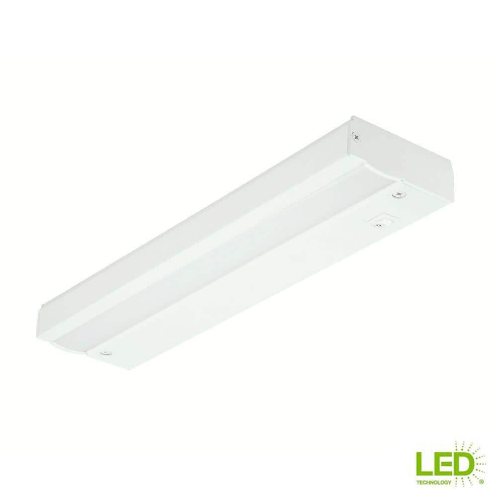 Commercial Electric 12 in. White LED Direct Wire Under Cabinet Light