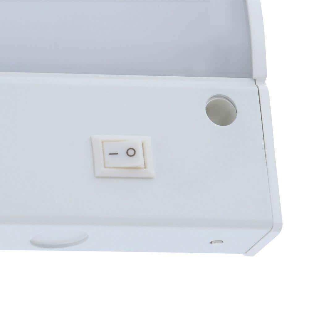 Commercial Electric 12 in. White LED Direct Wire Under Cabinet Light