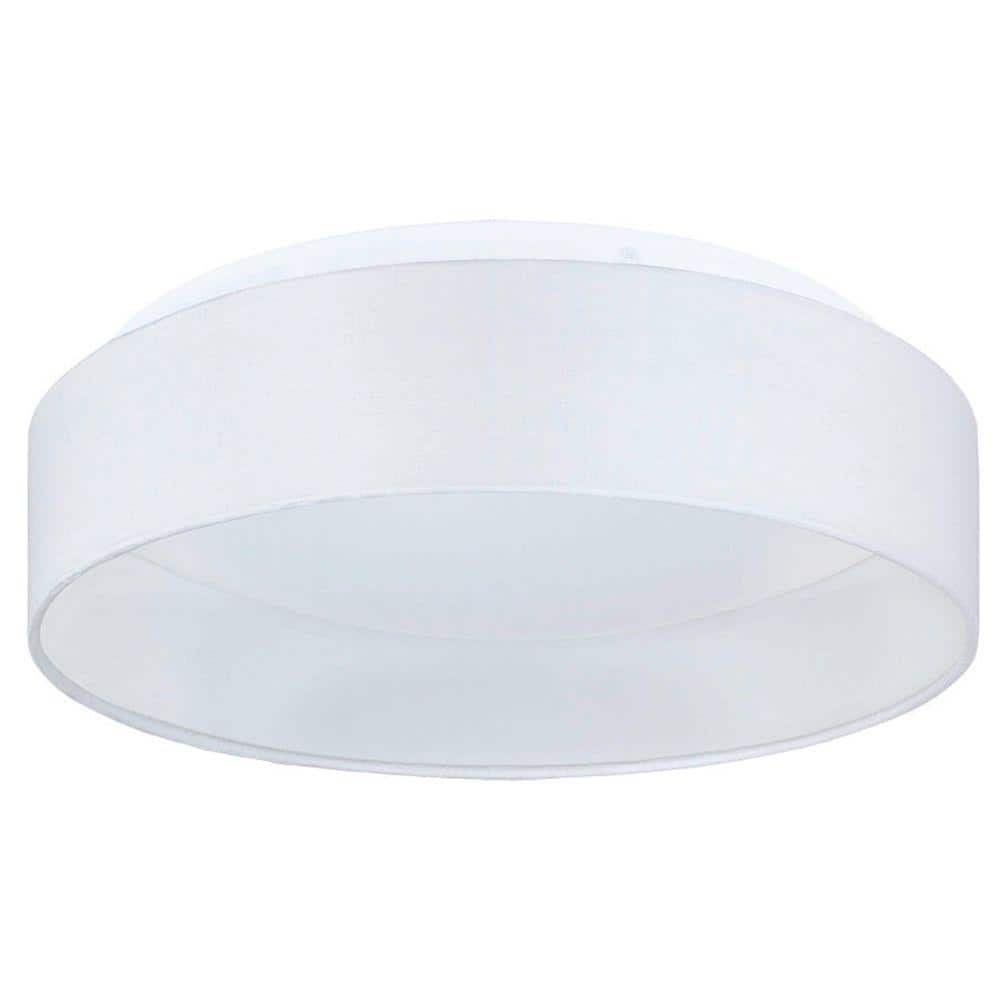 Eglo Palomaro 12.59 in. White LED Flush Mount